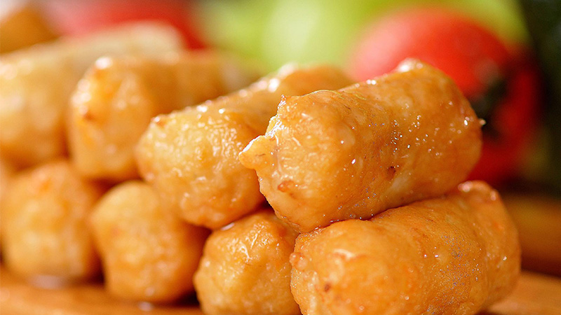 油炸甜不辣工业化生产工艺流程