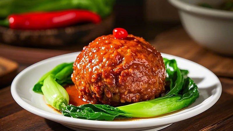 油炸狮子头生产工艺流程