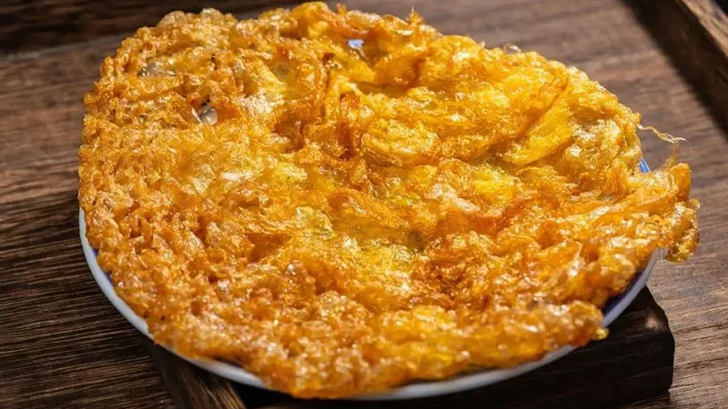 炸蛋饼工业化油炸生产工艺流程