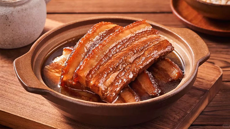 油炸甏肉工业化生产工艺流程