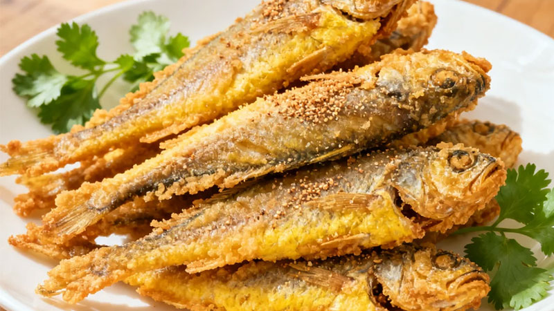 油炸黄花鱼生产工艺流程