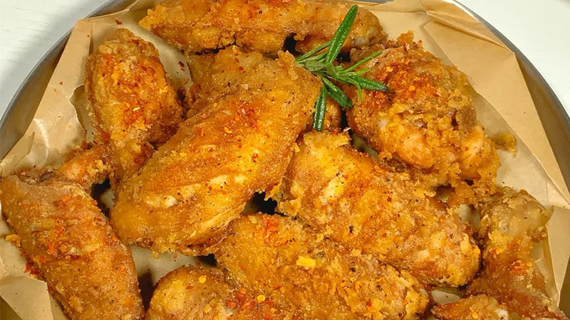 油炸香辣鸡翅生产工艺流程