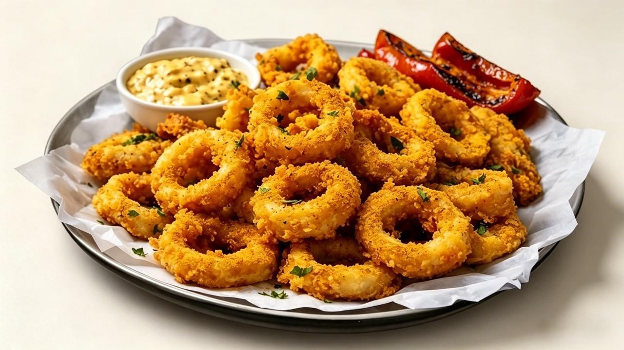 油炸鱿鱼圈生产工艺流程